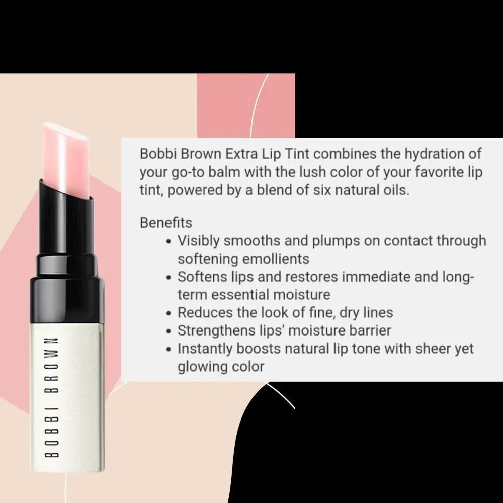 Bobbi Brown Bare Melon Extra Lip Tinted Balm